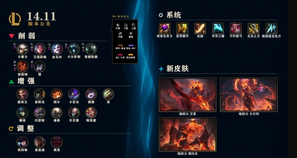 《lol》最新版本更新时间表一览