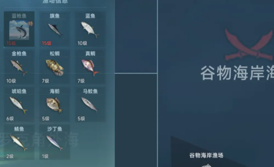 大航海时代传说渔场鱼类如何分布-大航海时代传说渔场鱼类分布图一览
