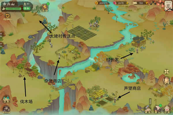 桃源记2地图资源在哪里-桃源记2地图资源点位及商人点位分享